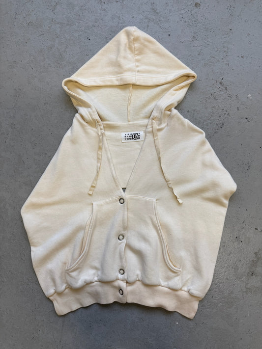 MM6 White Button Up Hood (M)