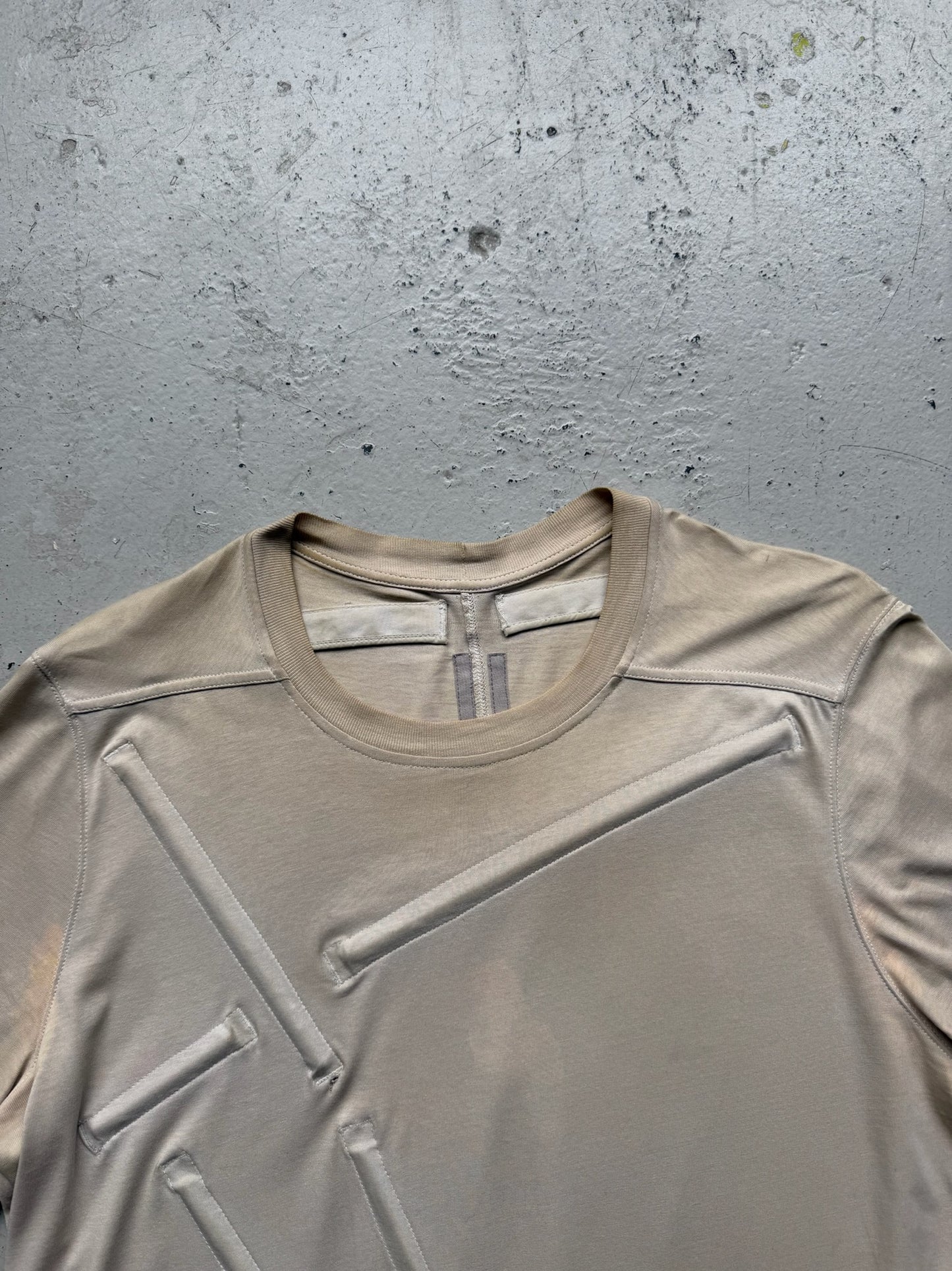 Rick Owens SS19 BABEL Oyster Loose Rod Short Sleeve (M) (Copy)