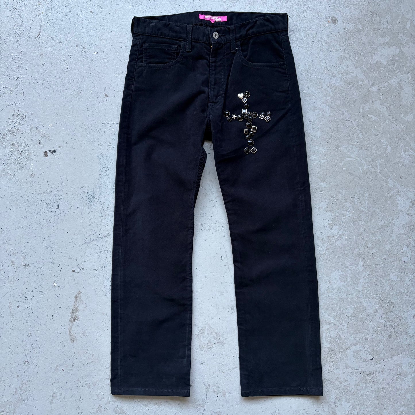 Junya Watanabe X CDG Man 2003 Gem Black Pants (S)