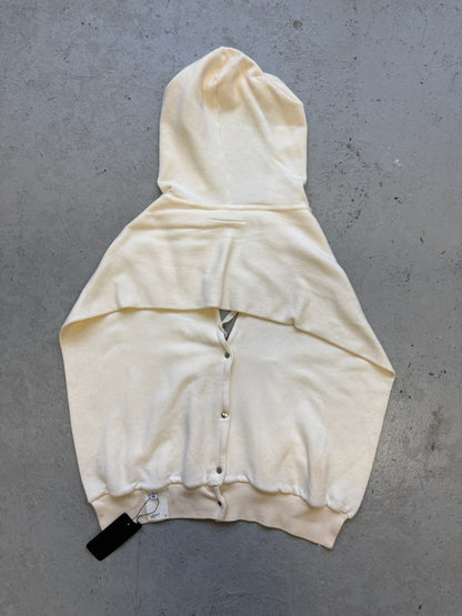 MM6 White Button Up Hood (M)