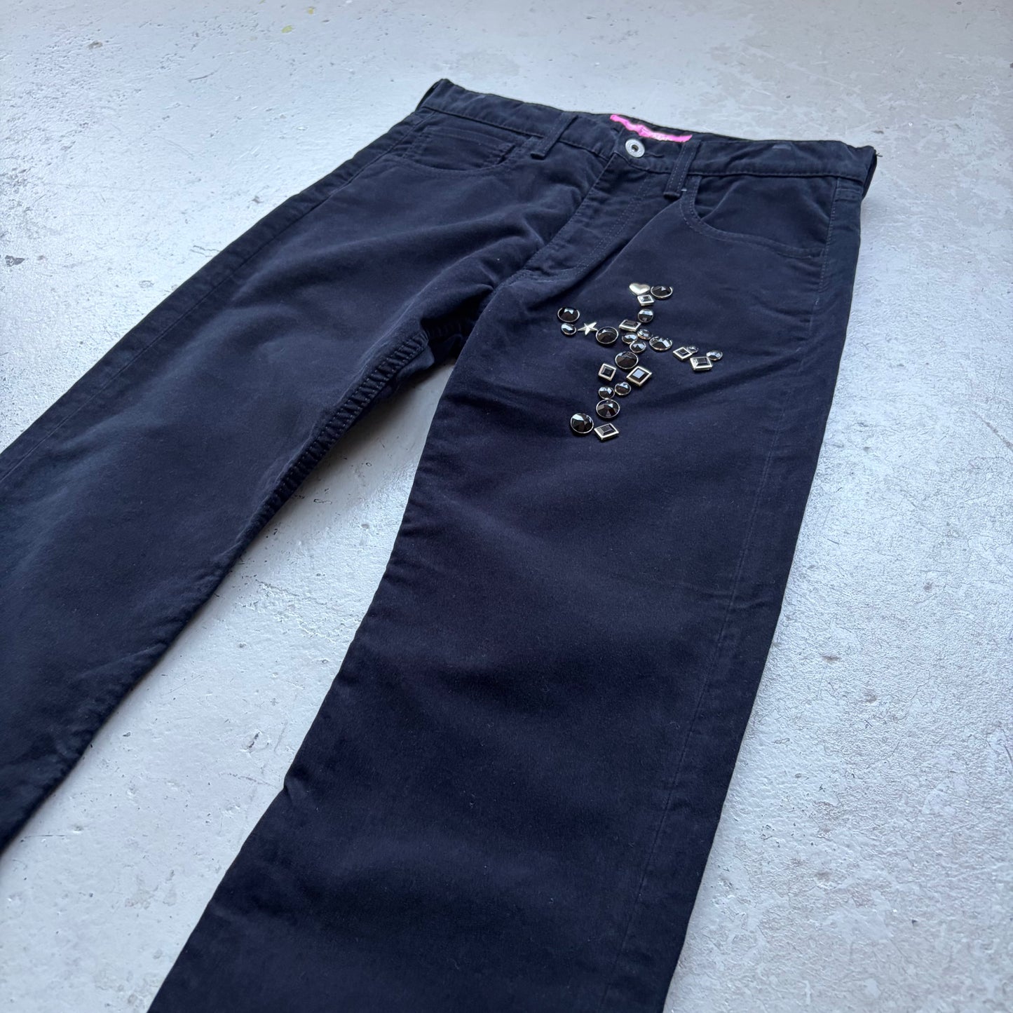 Junya Watanabe X CDG Man 2003 Gem Black Pants (S)