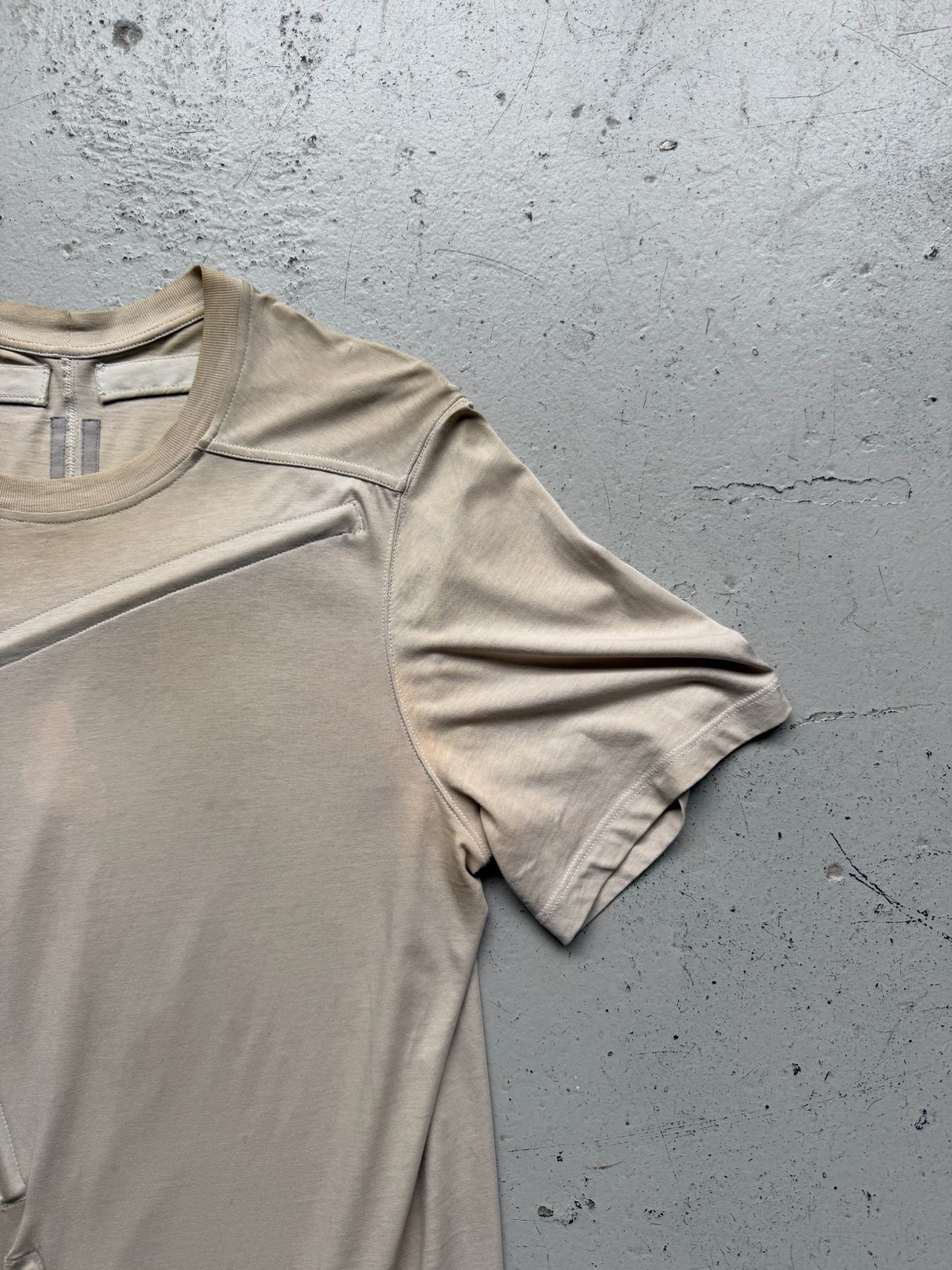 Rick Owens SS19 BABEL Oyster Loose Rod Short Sleeve (M) (Copy)