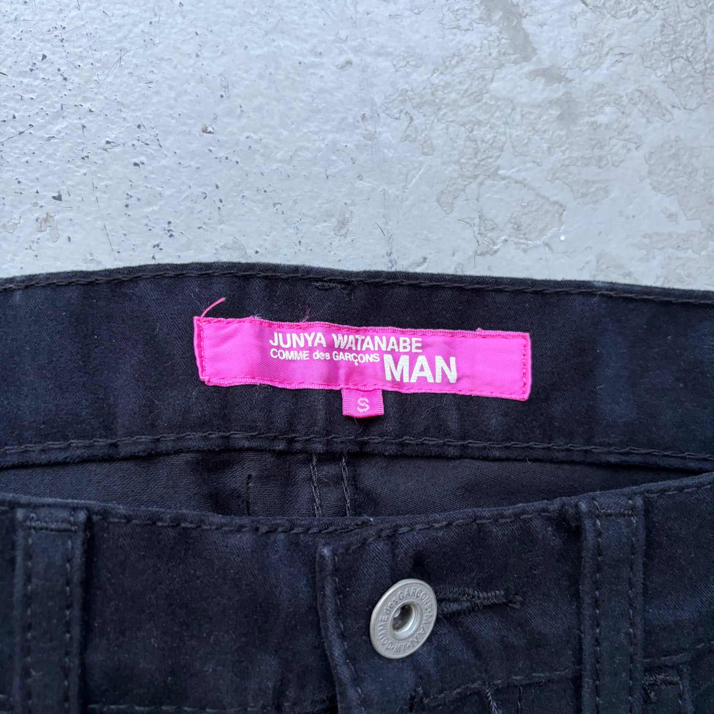 Junya Watanabe X CDG Man 2003 Gem Black Pants (S)