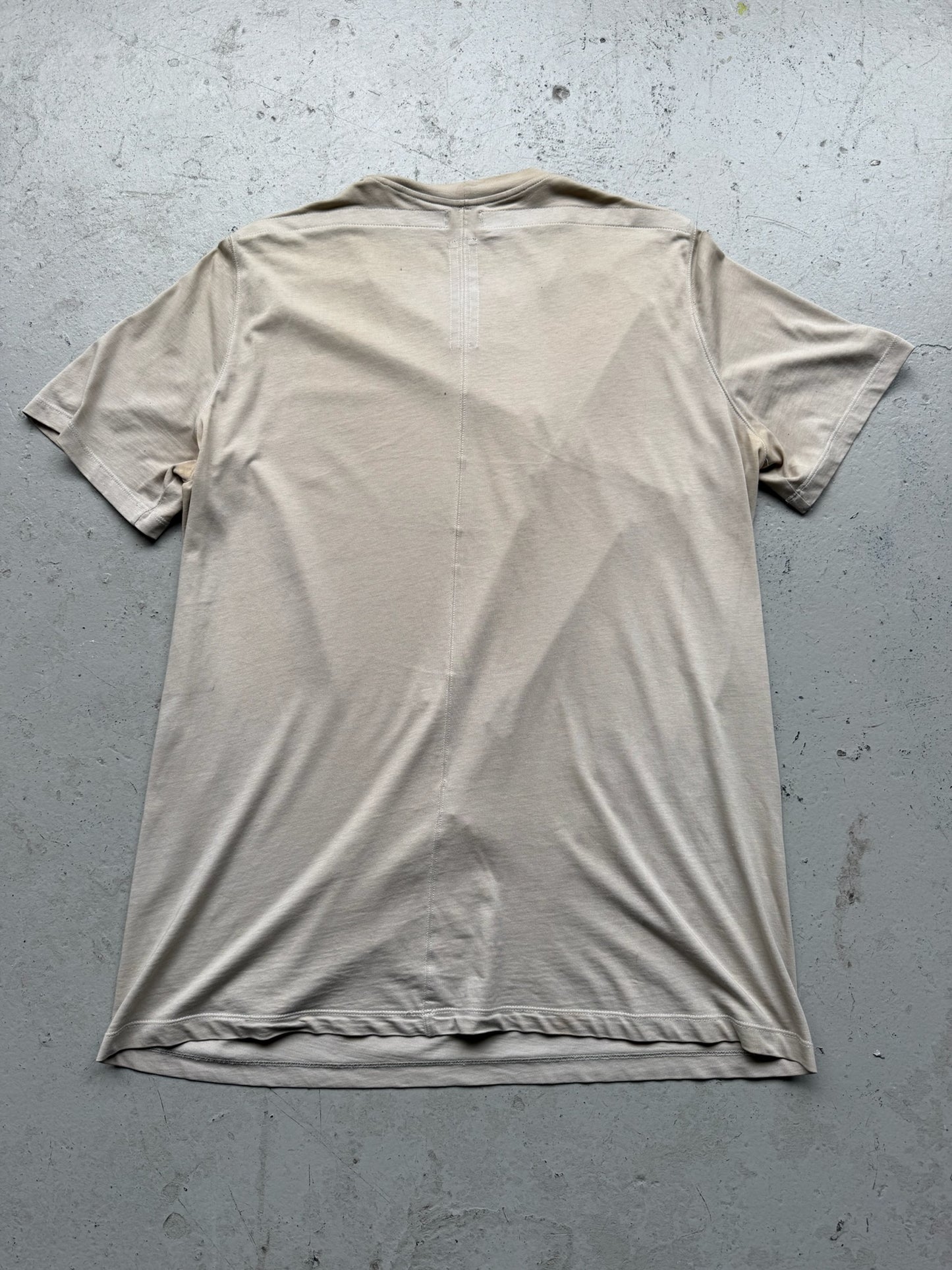 Rick Owens SS19 BABEL Oyster Loose Rod Short Sleeve (M) (Copy)