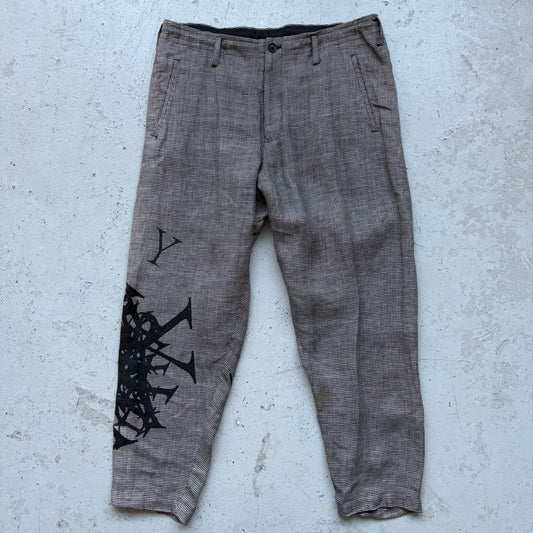 Yohji Yamamoto Pour Homme Houndstooth Pants (2)