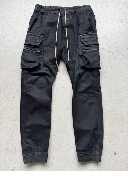 Rick Owens FW16 MASTODON Denim Cargo Pants (52)