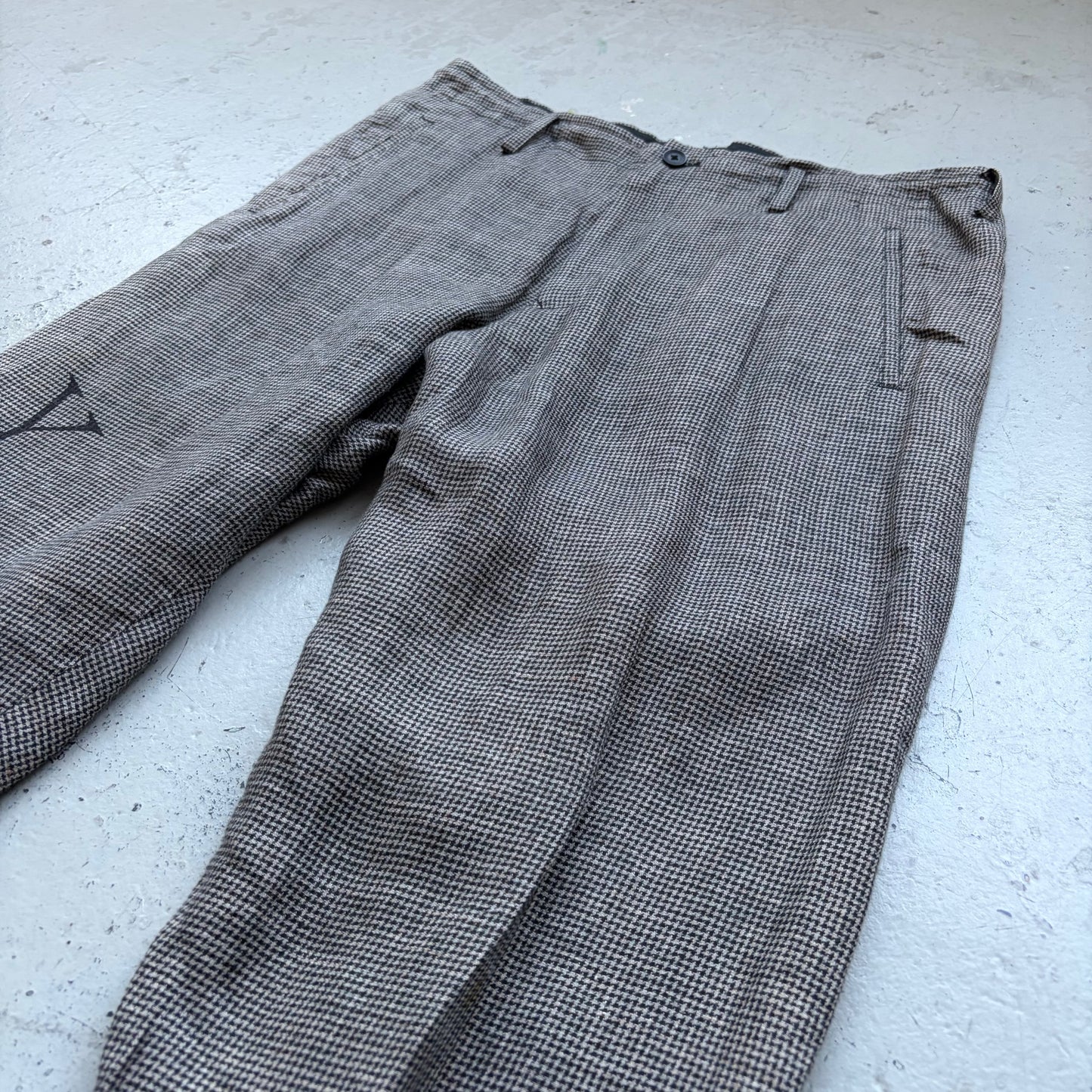 Yohji Yamamoto Pour Homme Houndstooth Pants (2)