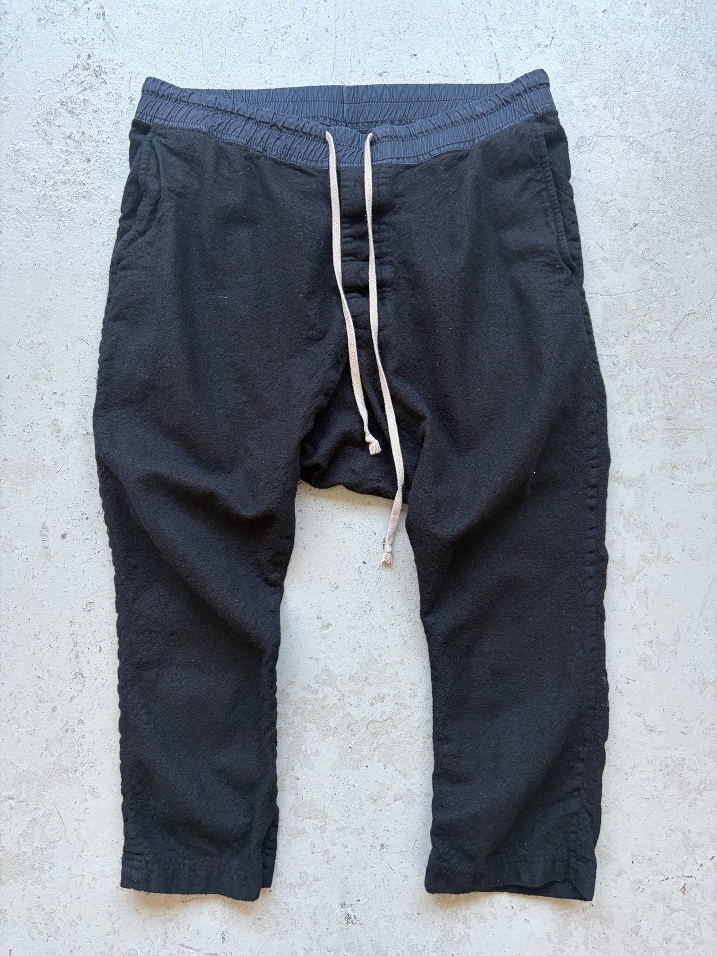 Rick Owens FW12 Mountain Wool Drop Crotch Pants (52)