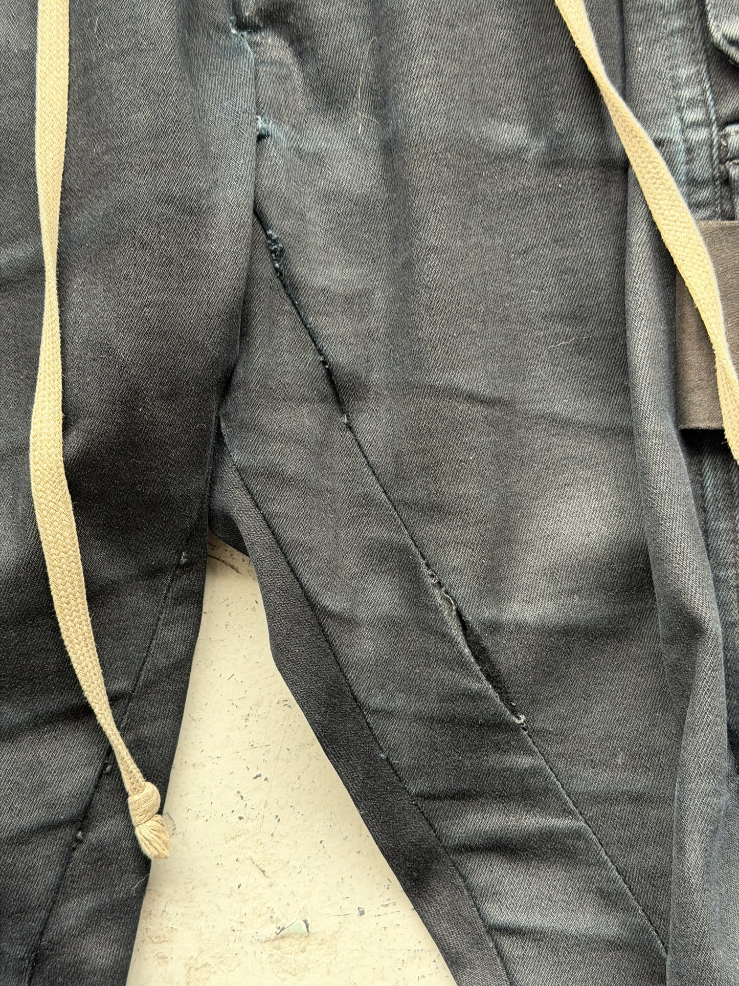 Rick Owens FW16 MASTODON Denim Cargo Pants (52)