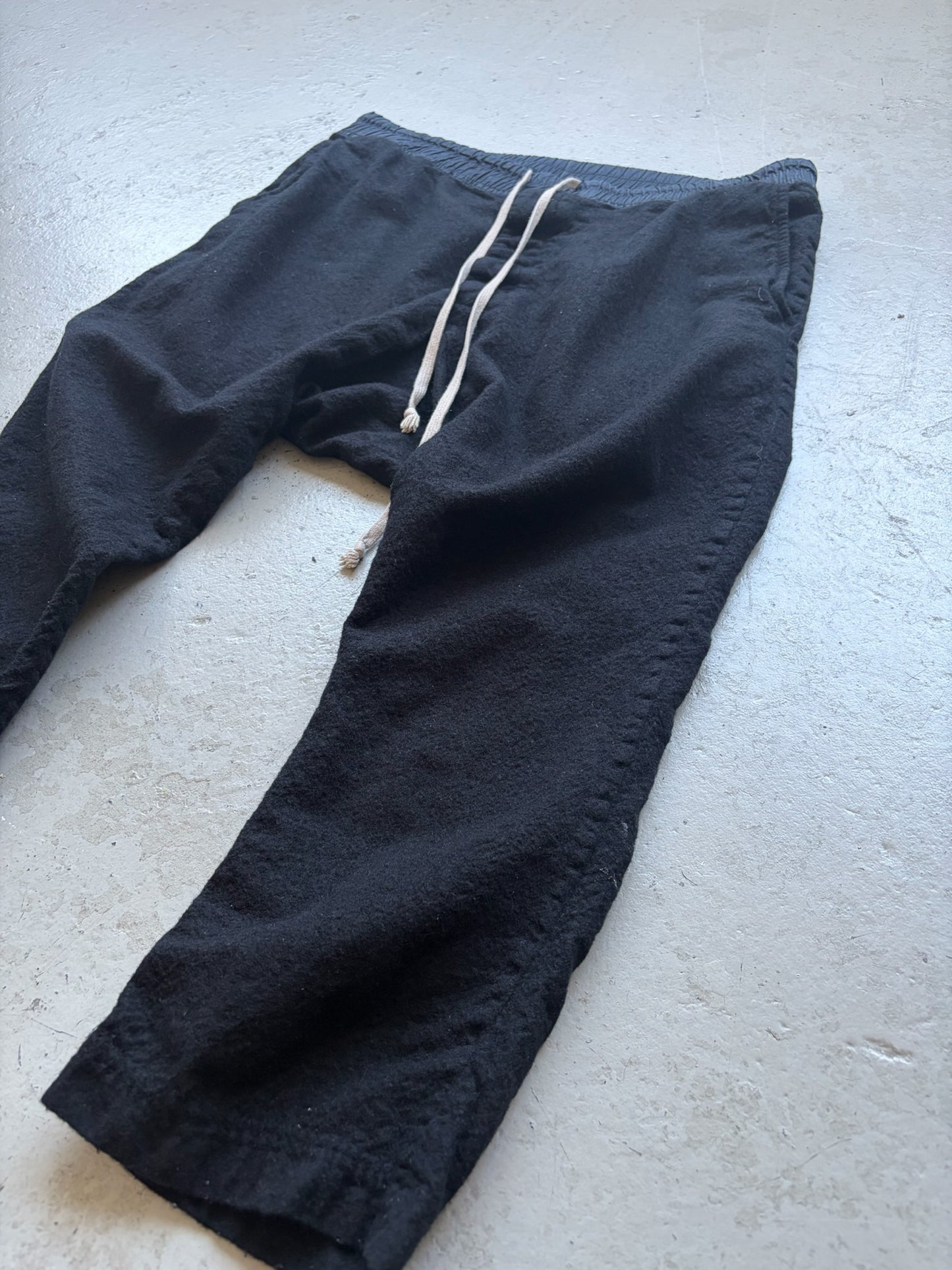 Rick Owens FW12 Mountain Wool Drop Crotch Pants (52)
