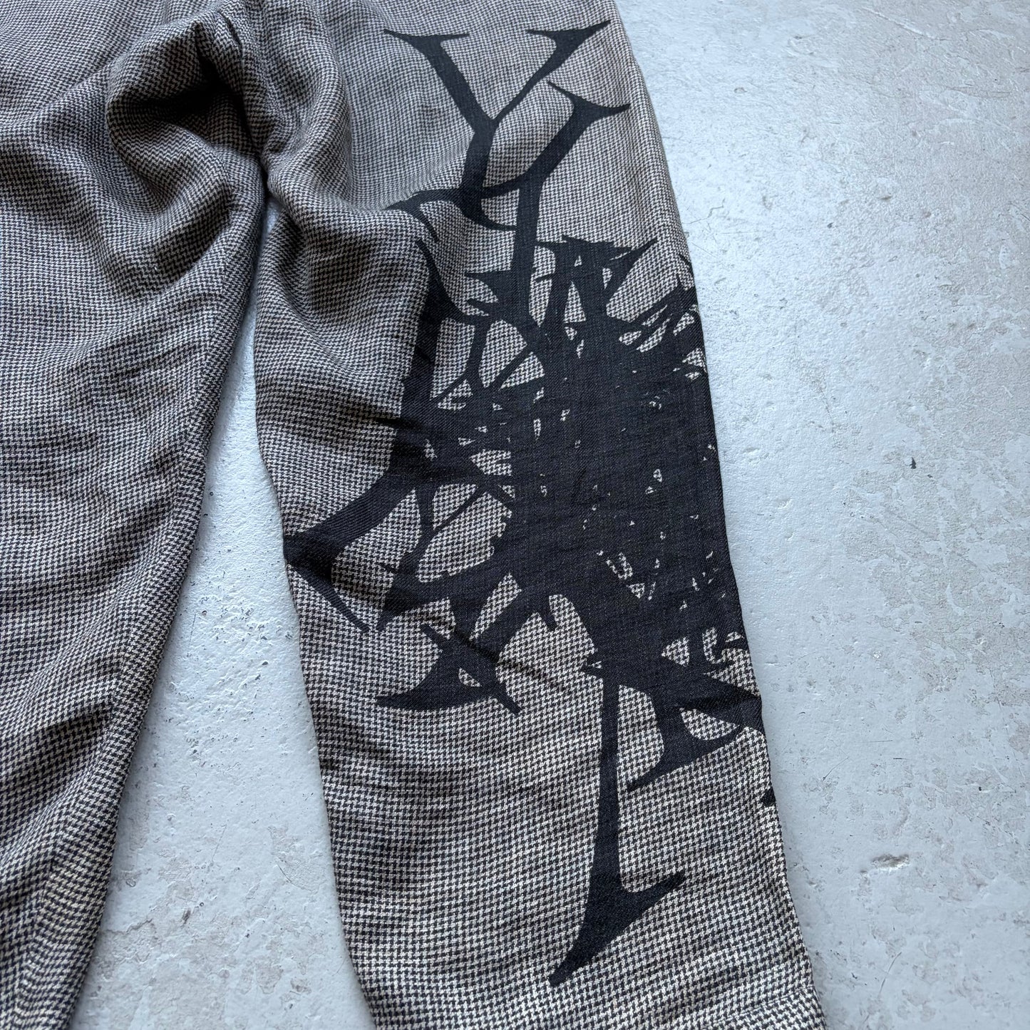 Yohji Yamamoto Pour Homme Houndstooth Pants (2)