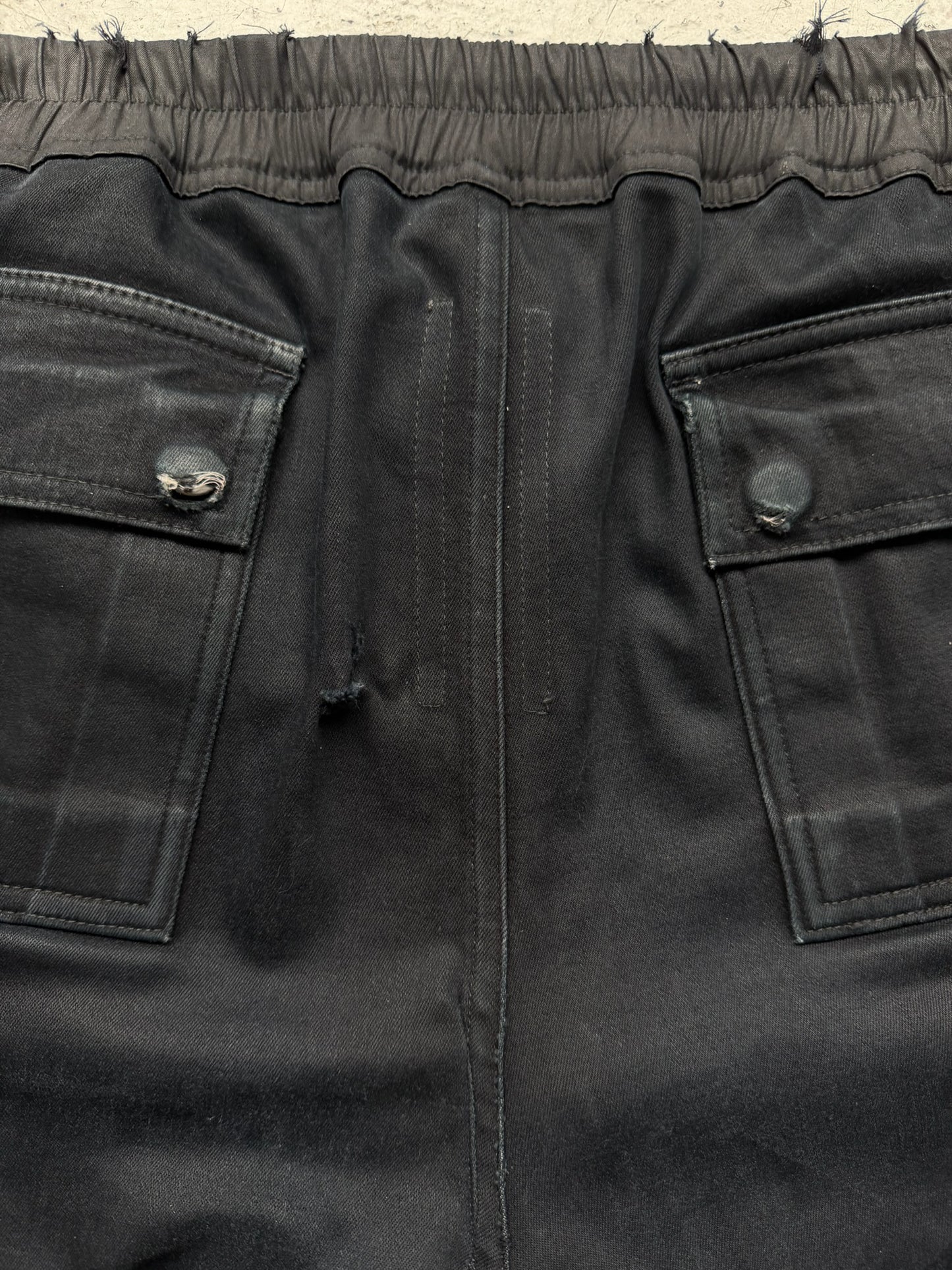 Rick Owens FW16 MASTODON Denim Cargo Pants (52)