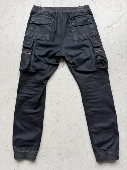 Rick Owens FW16 MASTODON Denim Cargo Pants (52)