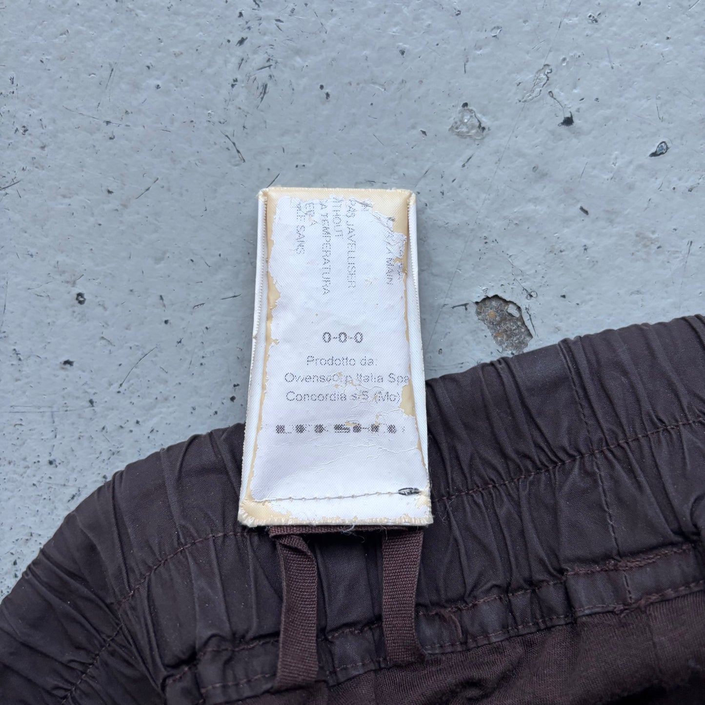 Rick Owens DRKSHDW FW19 Sample Dark Amber Double Layer Shorts (S)