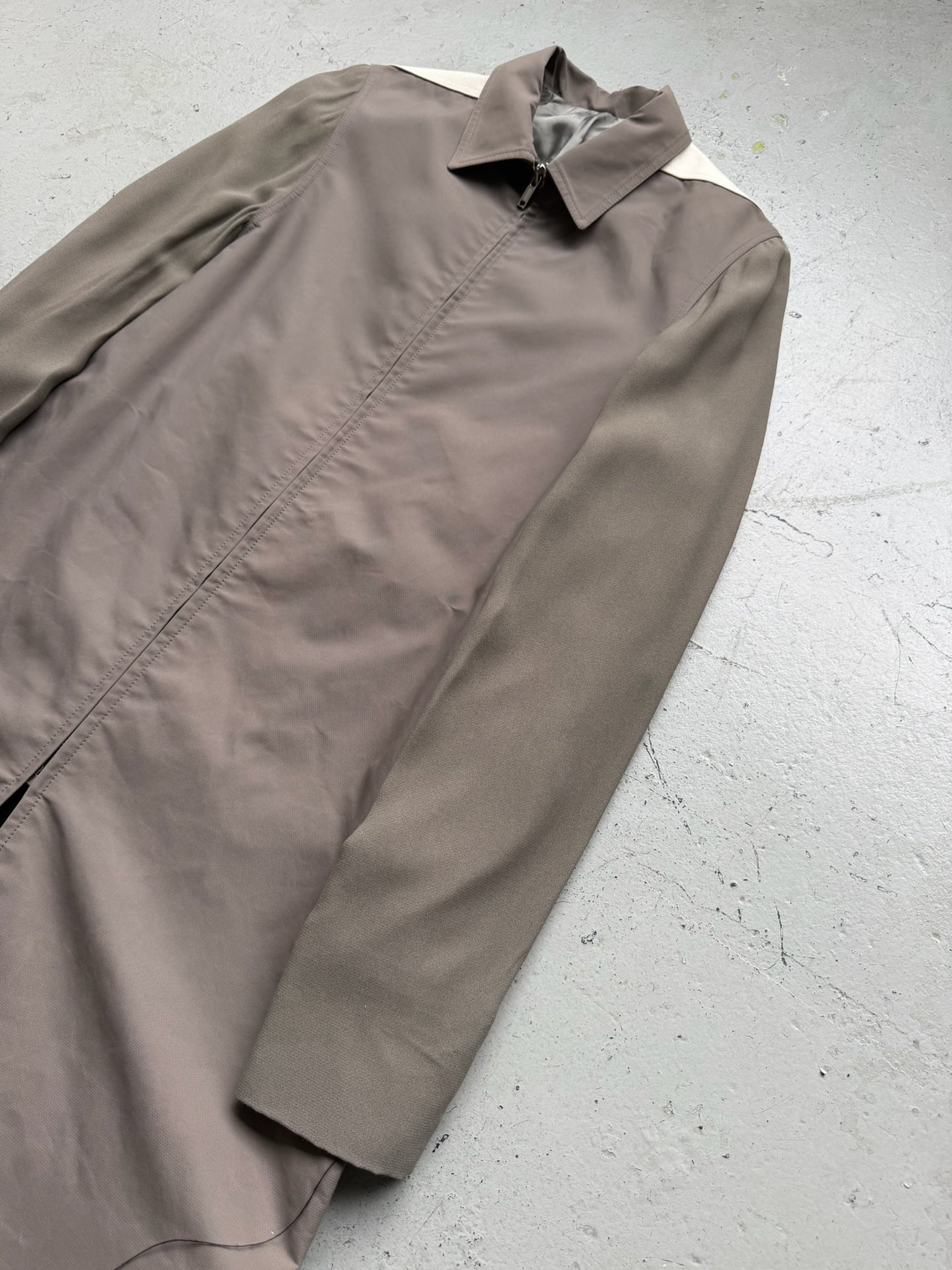 Rick Owens Sample SS19 BABEL Black & White Panel Jacket (48)