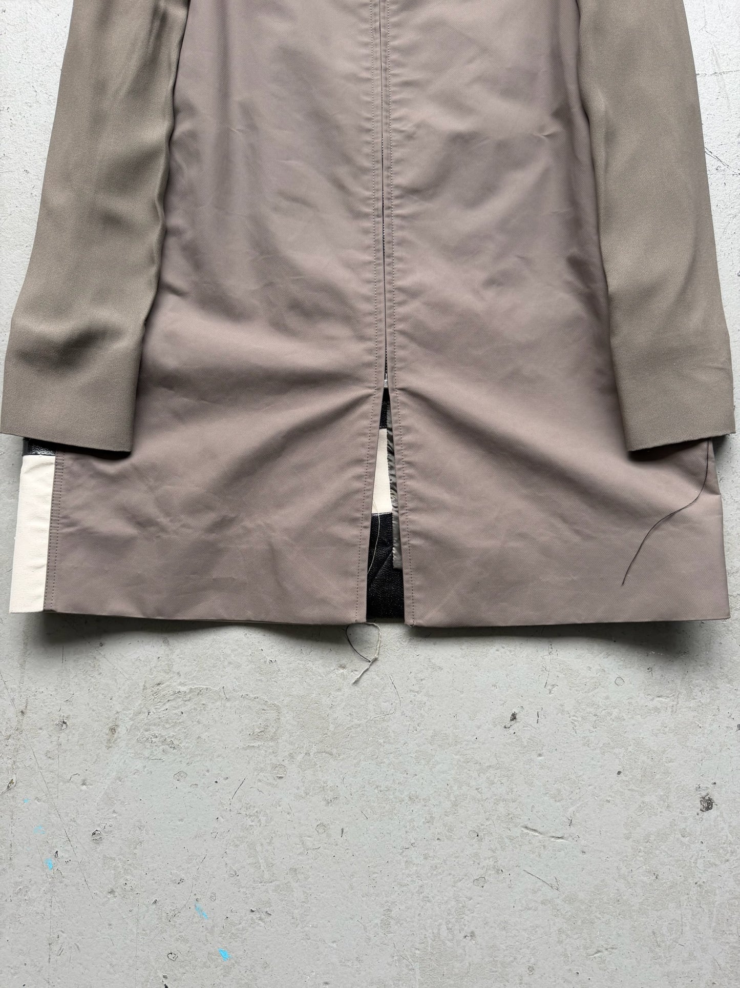Rick Owens Sample SS19 BABEL Black & White Panel Jacket (48)