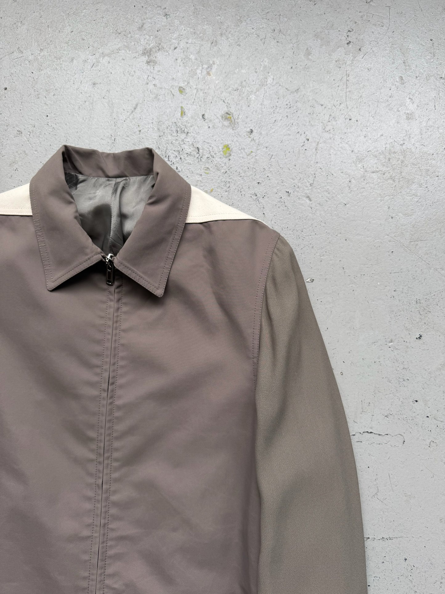 Rick Owens Sample SS19 BABEL Black & White Panel Jacket (48)