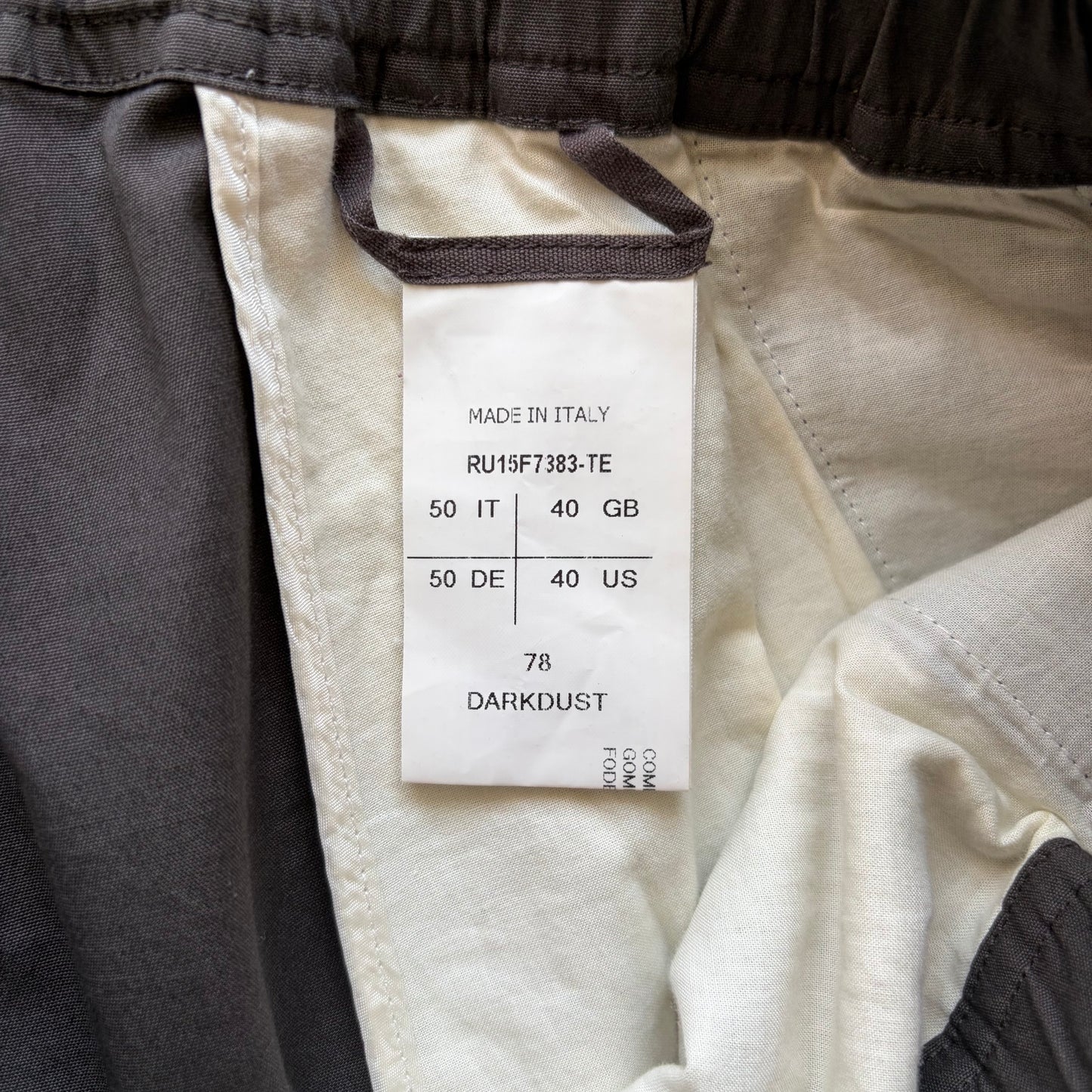 Rick Owens FW15 SPHINX Dark Dust Shorts (50)