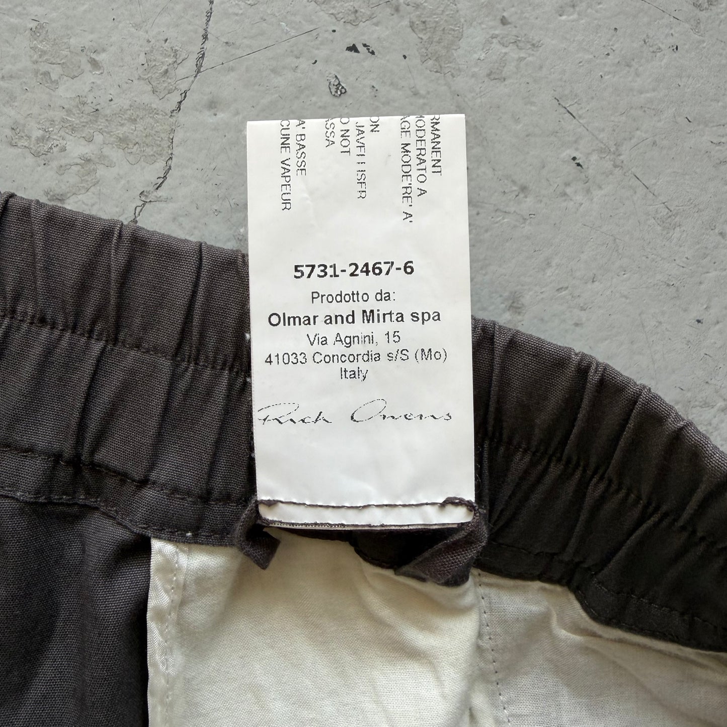 Rick Owens FW15 SPHINX Dark Dust Shorts (50)