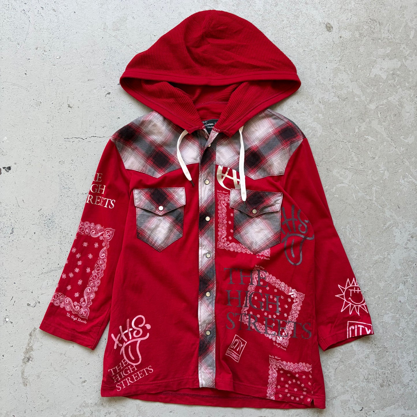 Number (N)ine SS07 The High Streets Hooded Button Up Flannel (2)