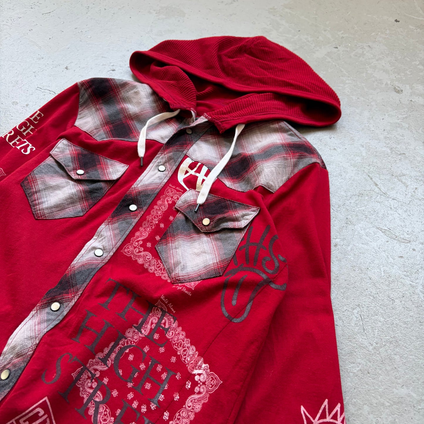 Number (N)ine SS07 The High Streets Hooded Button Up Flannel (2)