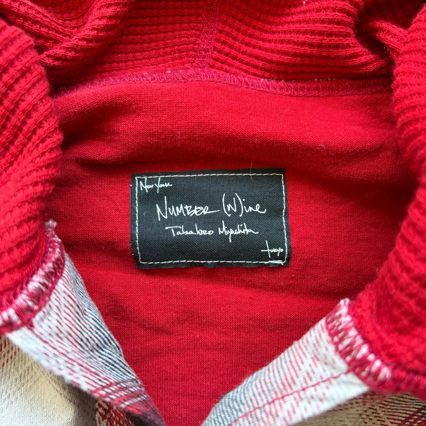 Number (N)ine SS07 The High Streets Hooded Button Up Flannel (2)