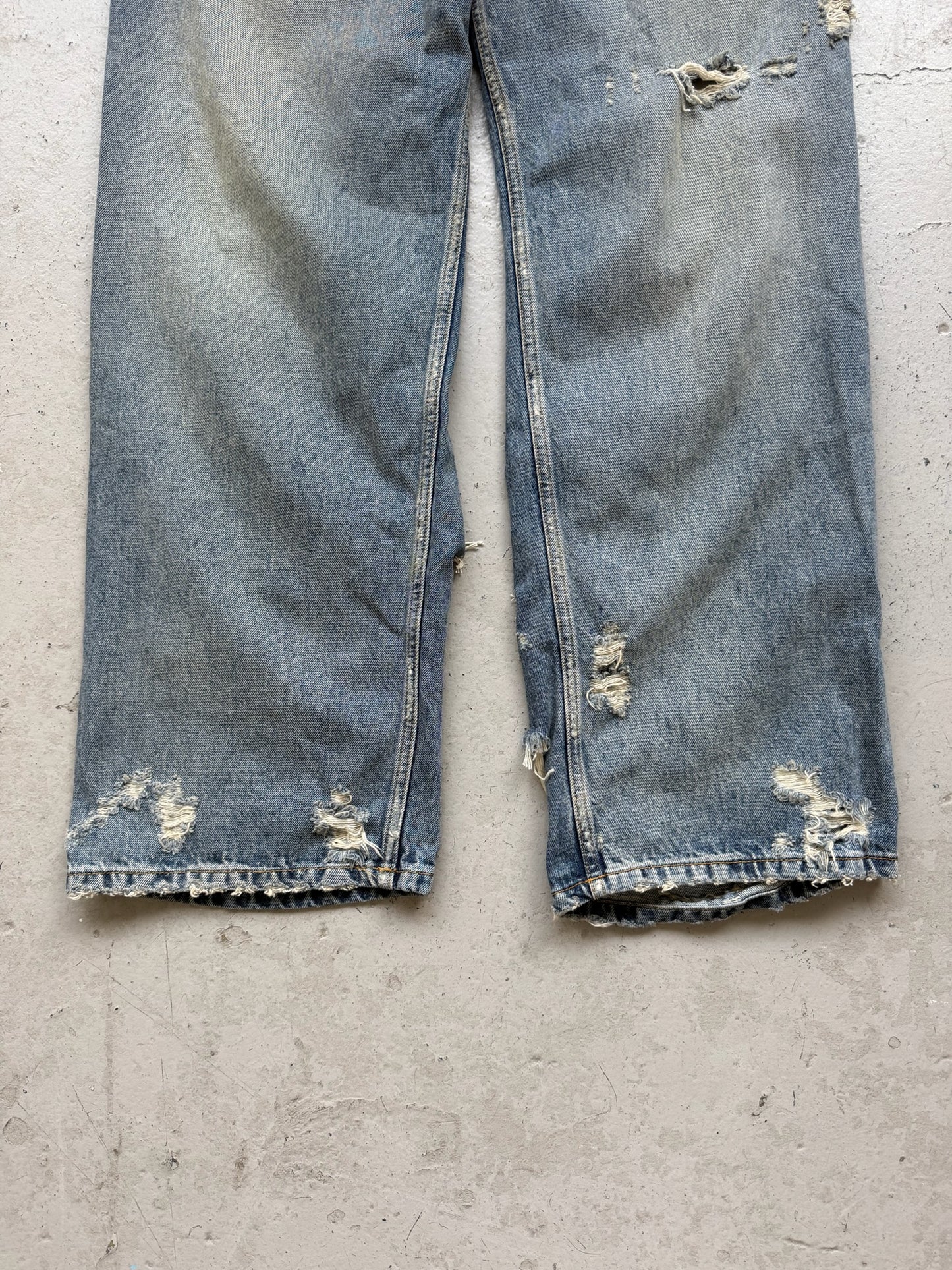 Balenciaga Super Destroyed Baggy Denim (XS)