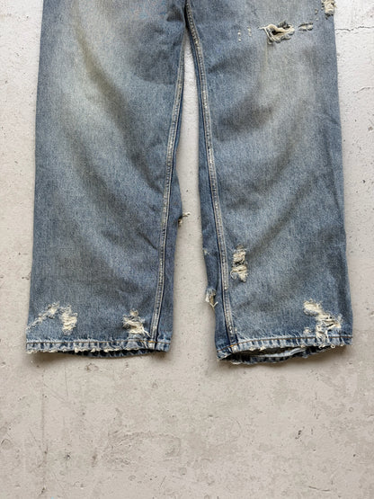 Balenciaga Super Destroyed Baggy Denim (XS)