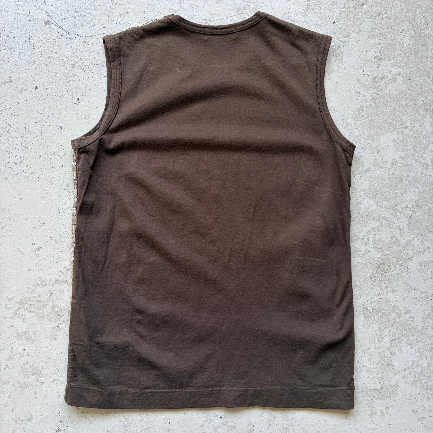 Comme Des Garcons Tricot 2004 Olive Sequin Tank Top (L)