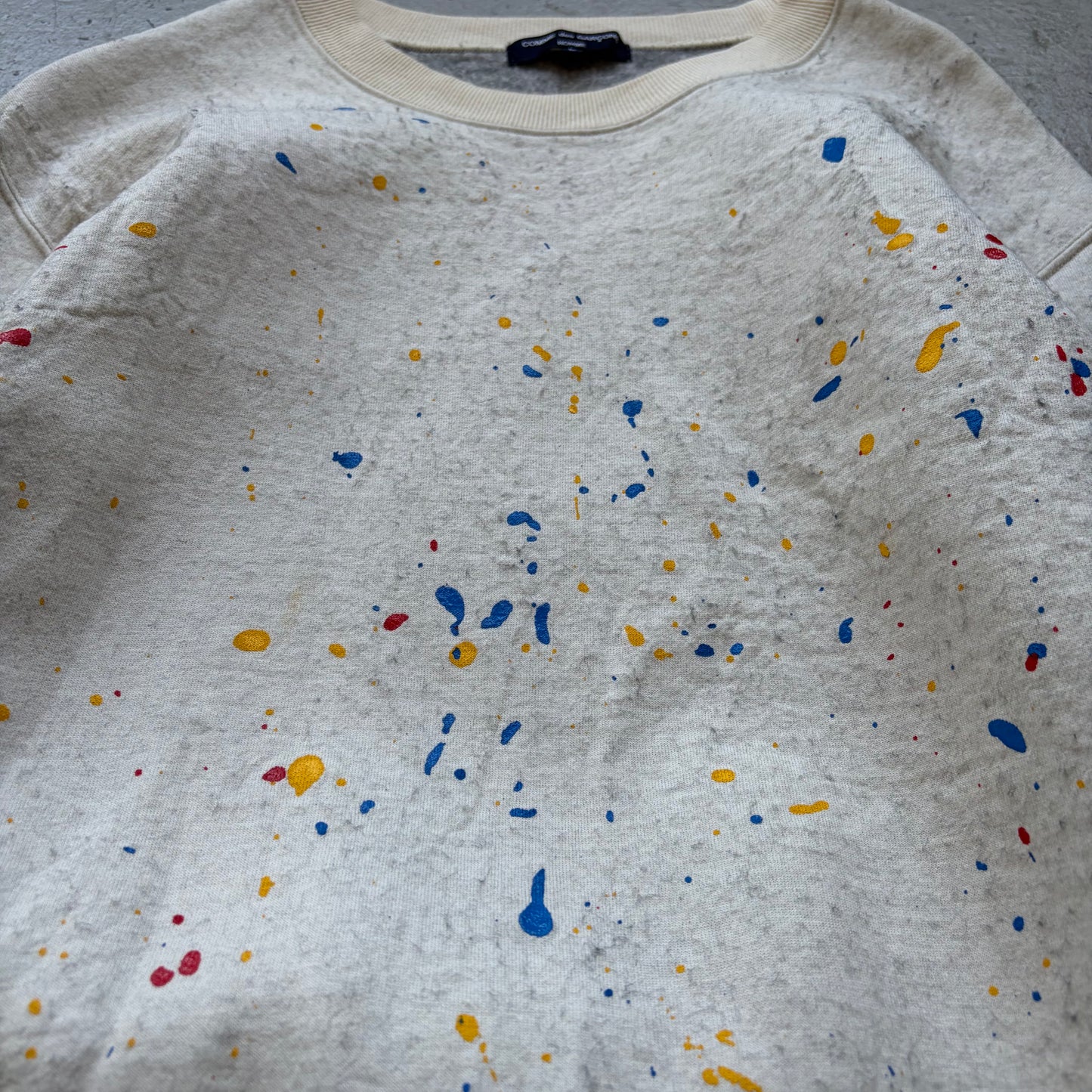 Comme Des Garcons Homme 2019 Paint Splatter Crewneck (L)