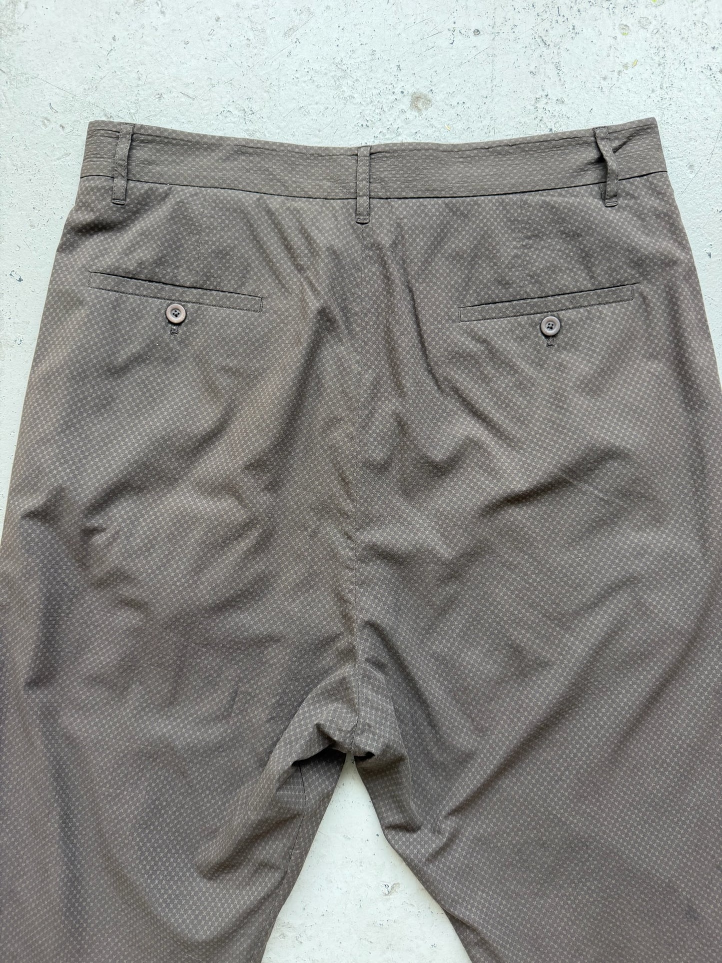 Rick Owens SS16 CYCLOPS Dark Dust Cotton Trousers (50)