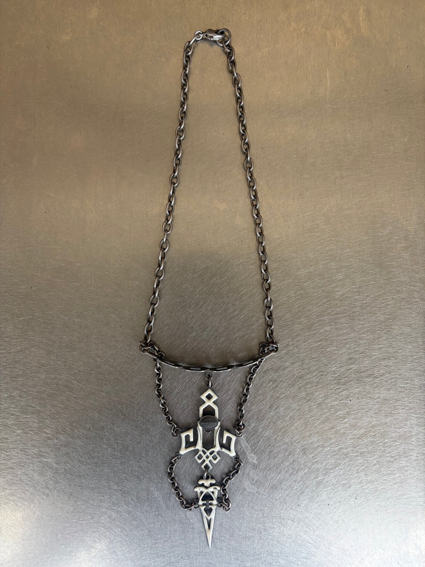 Jean Paul Gaultier Silver Choker (OS)