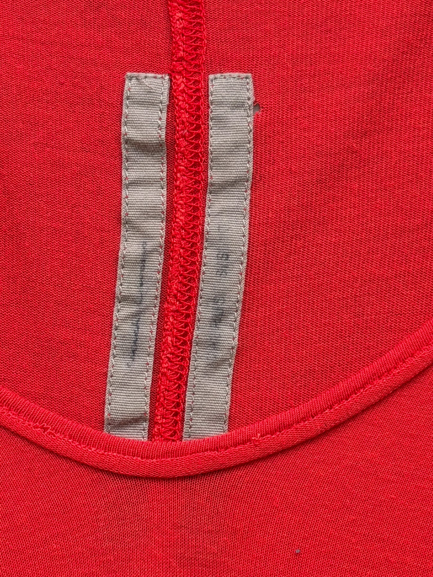 Rick Owens SS17 WALRUS Red Silk/Viscose Blend Short Sleeve (40)
