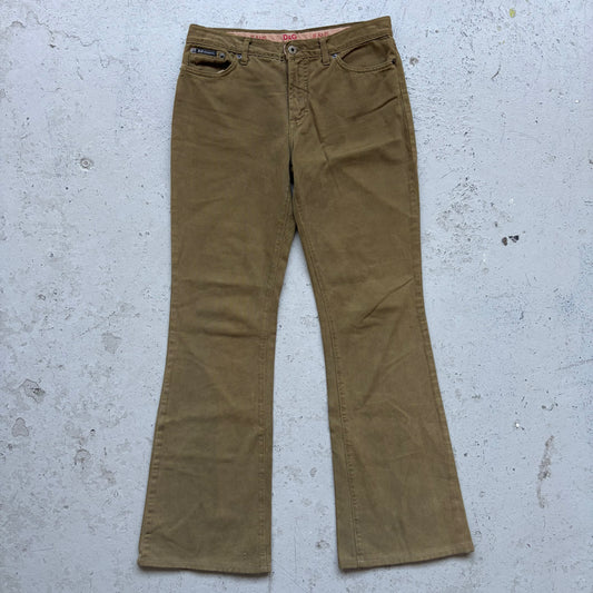 Dolce & Gabbana Olive Flare Pants (29)