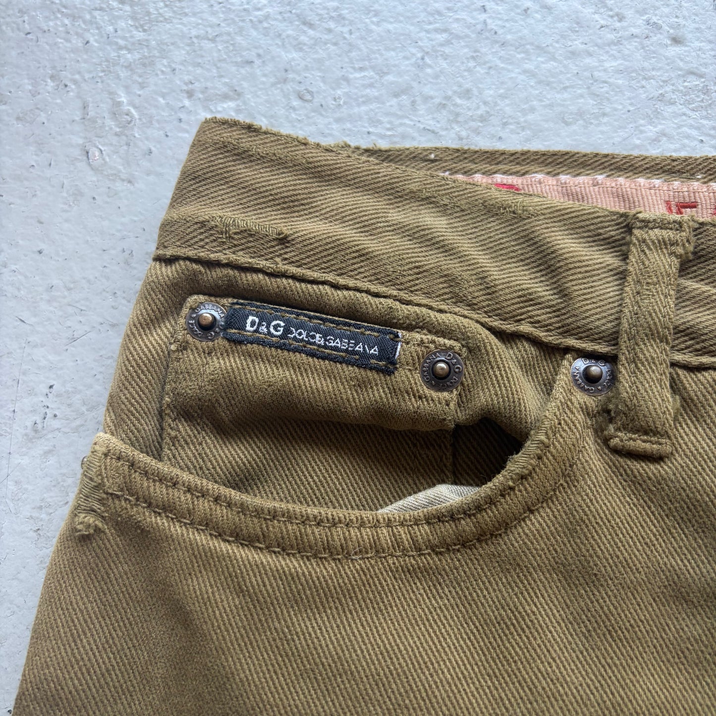 Dolce & Gabbana Olive Flare Pants (29)