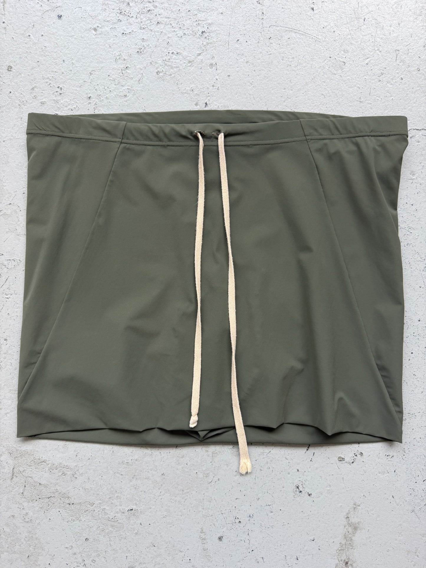 Rick Owens SS18 DIRT Forest Nylon Swim Shorts (52)