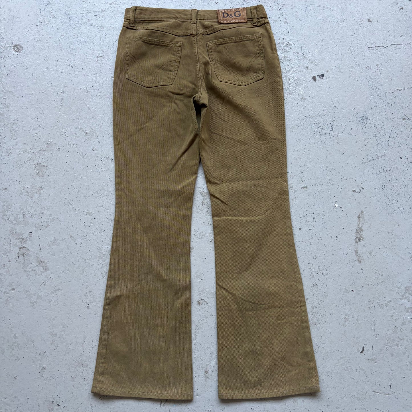 Dolce & Gabbana Olive Flare Pants (29)