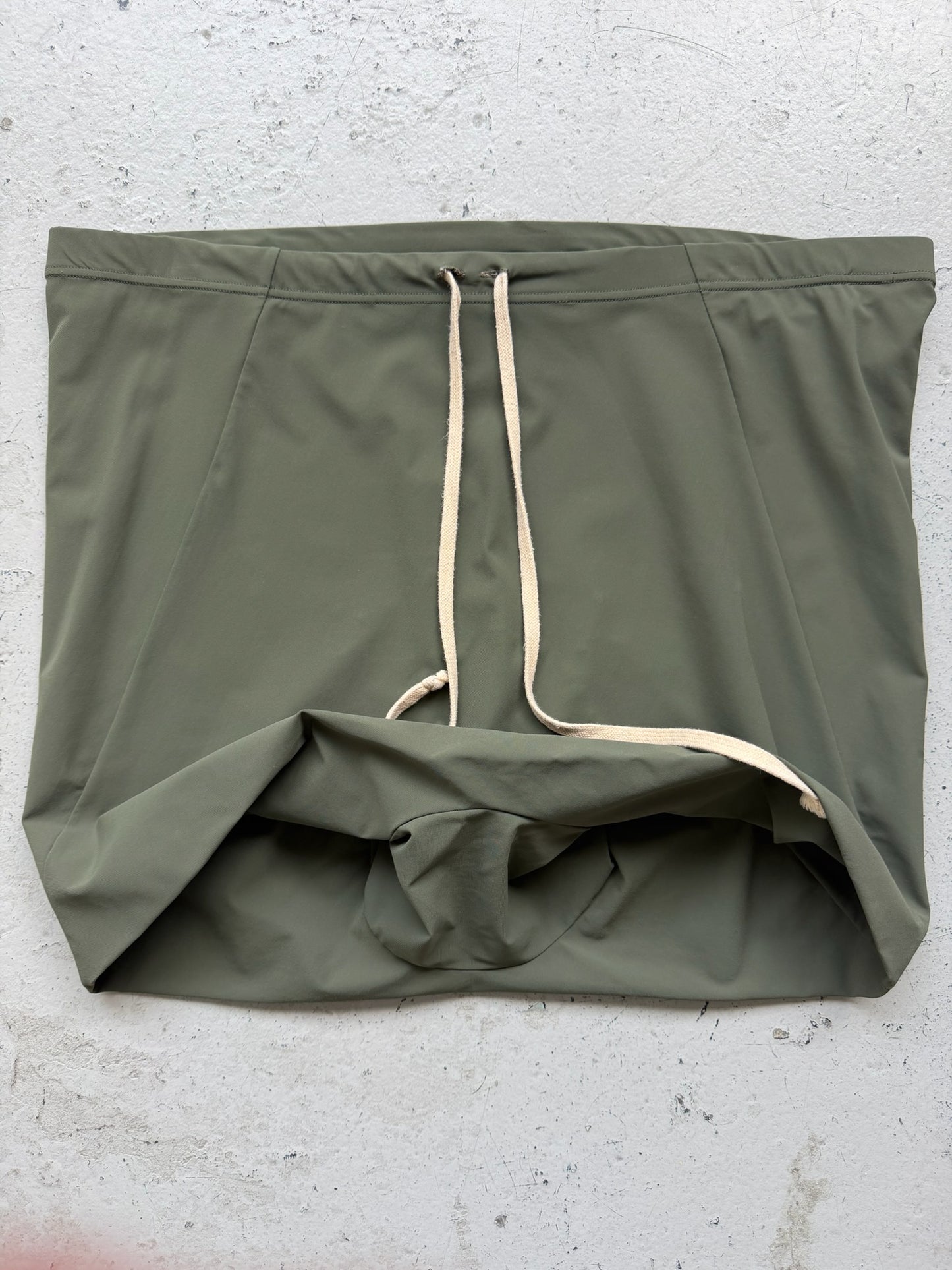 Rick Owens SS18 DIRT Forest Nylon Swim Shorts (52)