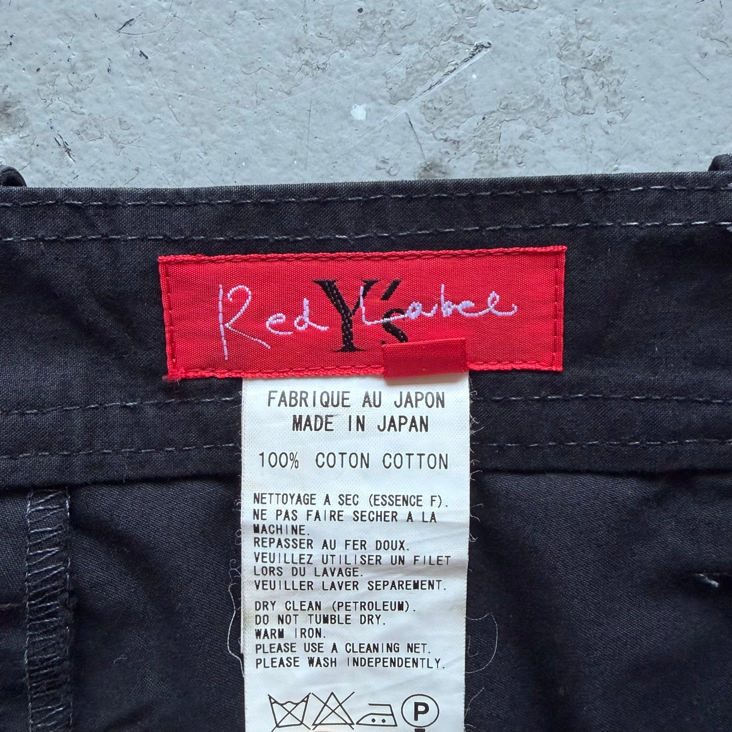 Yohji Yamamoto Red Label Black Trousers (2)