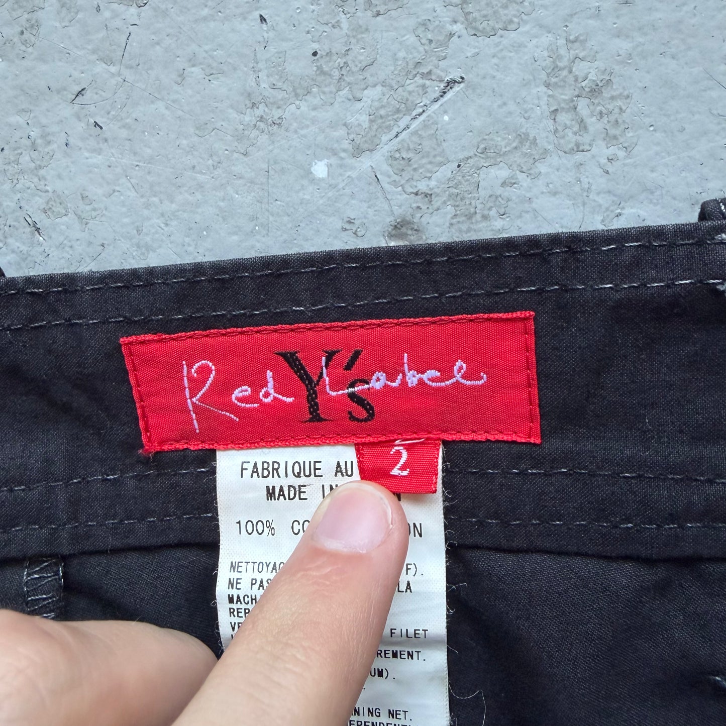 Yohji Yamamoto Red Label Black Trousers (2)