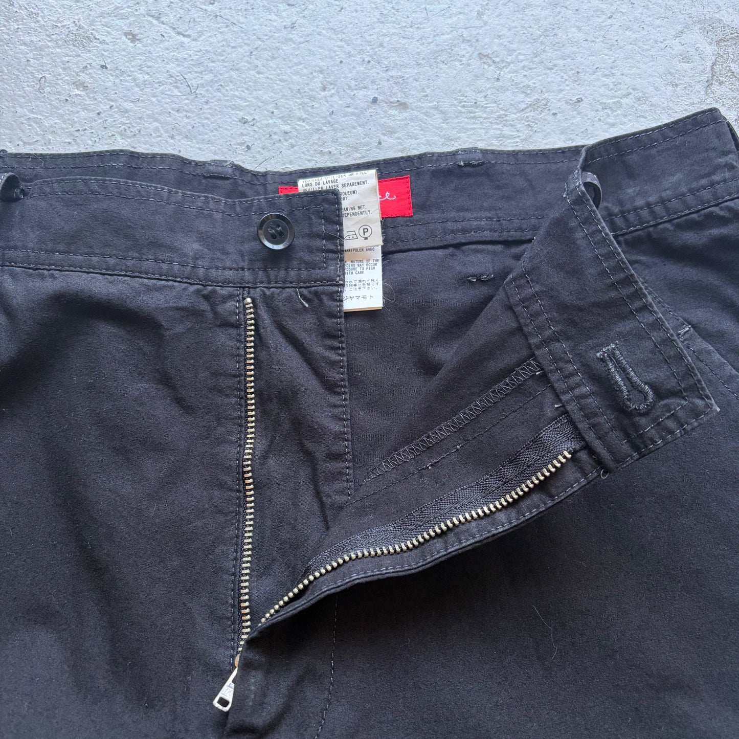 Yohji Yamamoto Red Label Black Trousers (2)