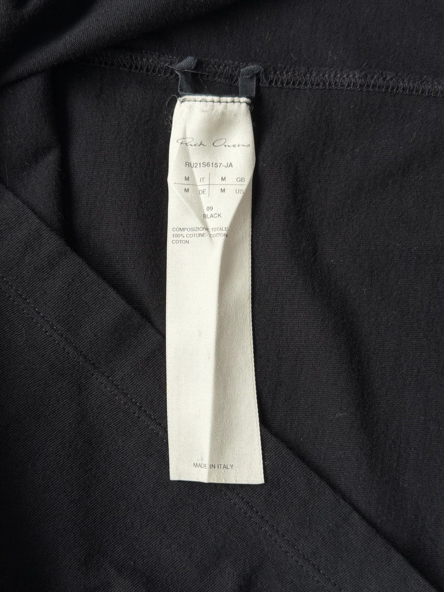 Rick Owens SS21 PHLEGETHON Black Dylan Tank (M)