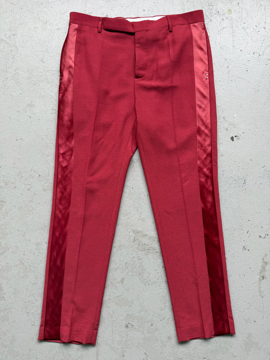 Rick Owens FW21 GETHSEMANE Carnelian Wool Astaire Trousers (44)