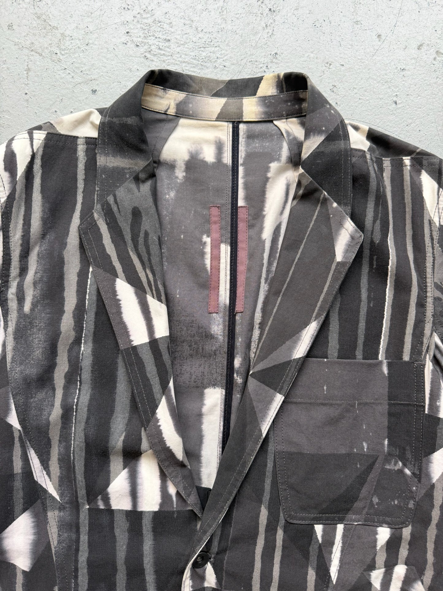 Rick Owens DRKSHDW SS16 Camouflage Blazer (M)
