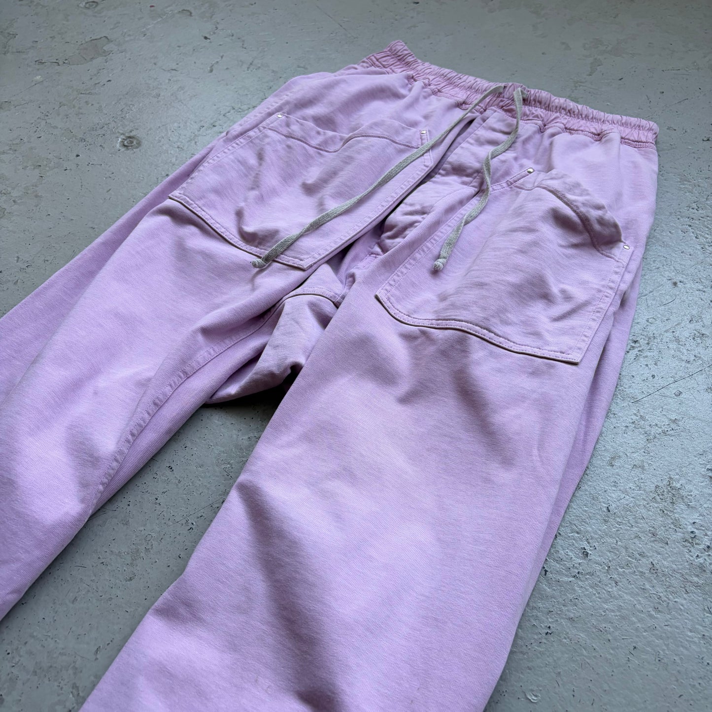 Rick Owens DRKSHDW Dirty Pink Sweatpants (XS)