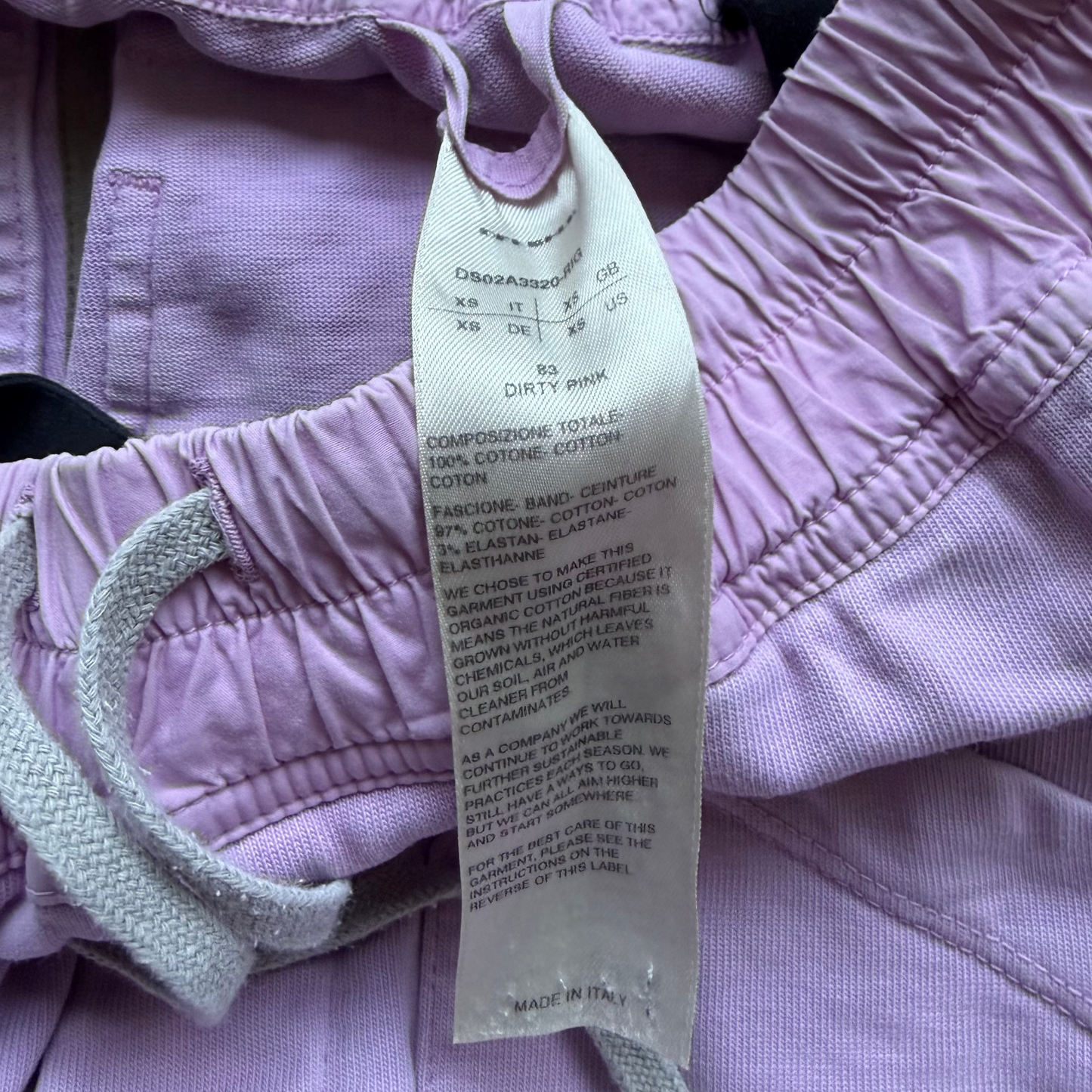 Rick Owens DRKSHDW Dirty Pink Sweatpants (XS)