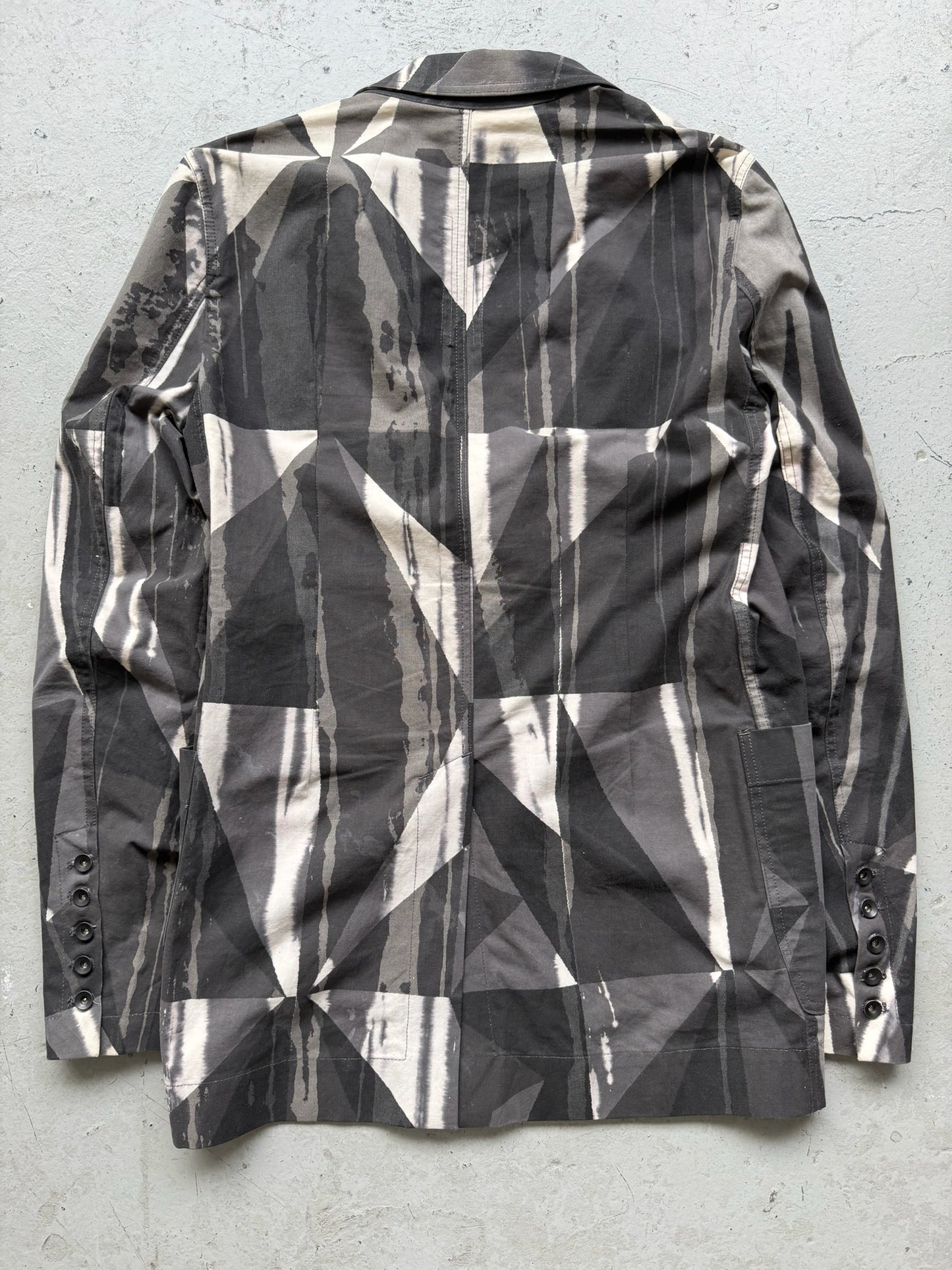 Rick Owens DRKSHDW SS16 Camouflage Blazer (M)
