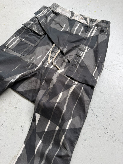 Rick Owens DRKSHDW FW16 Camouflage Memphis Pants (S)