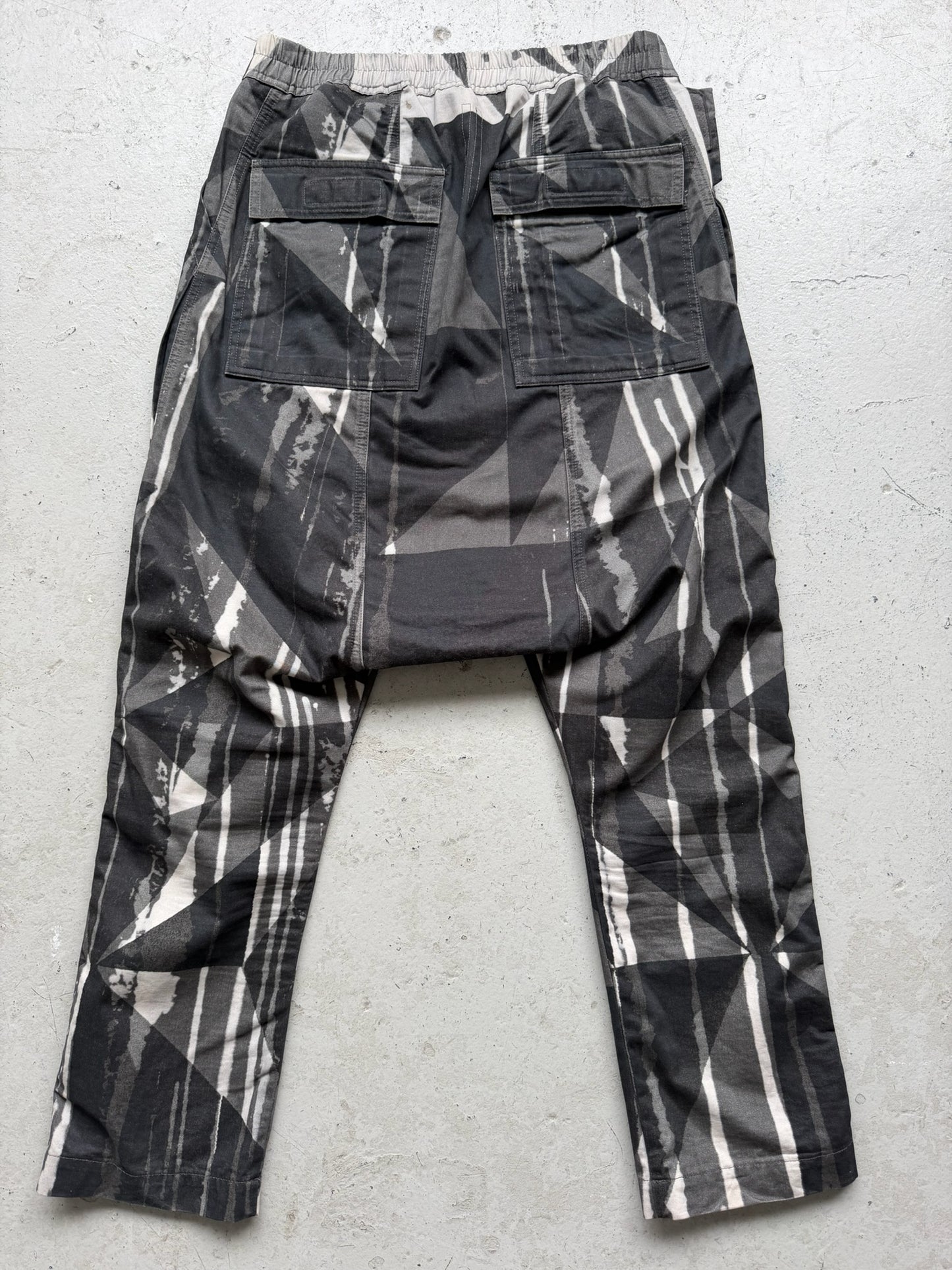 Rick Owens DRKSHDW FW16 Camouflage Memphis Pants (S)