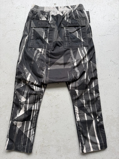 Rick Owens DRKSHDW FW16 Camouflage Memphis Pants (S)